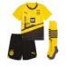Borussia Dortmund Donyell Malen #21 Barnkläder Hemma matchtröja till baby 2023-24 Kortärmad (+ Korta byxor) Billigt